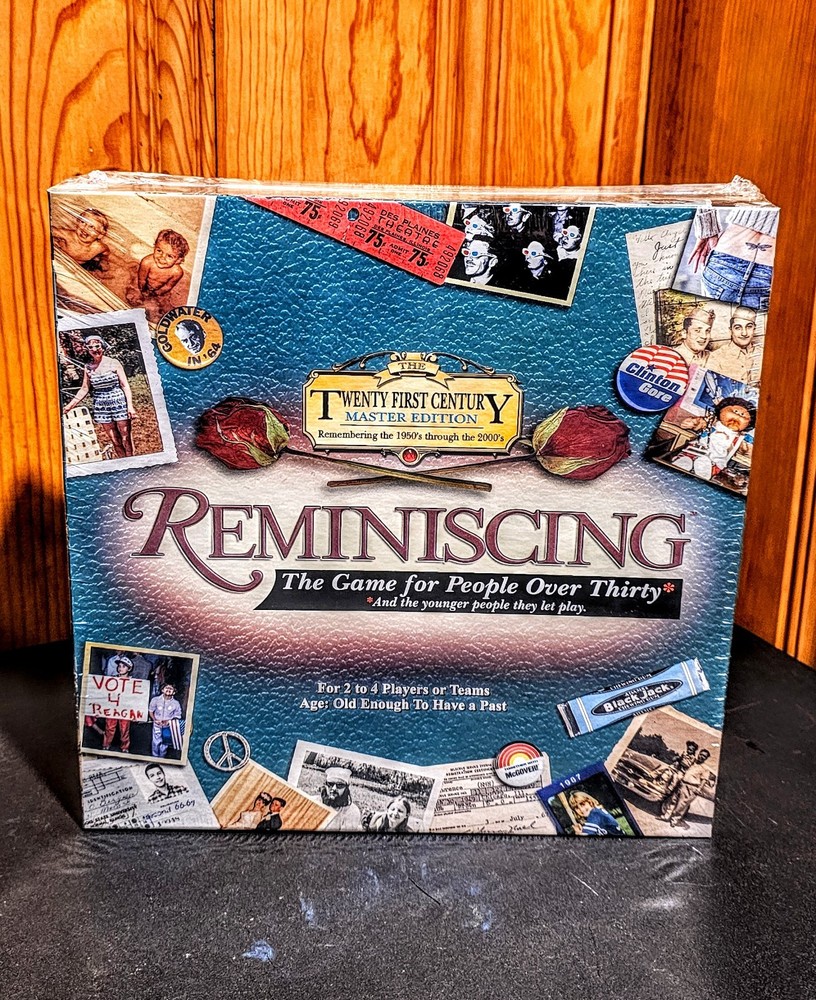 Reminiscing Board Game Twenty First Century Master Edition 1950s to 2000s NIB