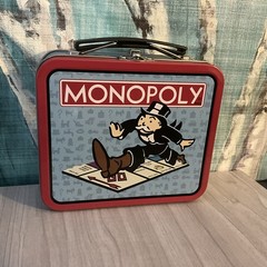 Monopoly 5.5″ Tin Vintage Mini Lunch Box Hasbro 2000