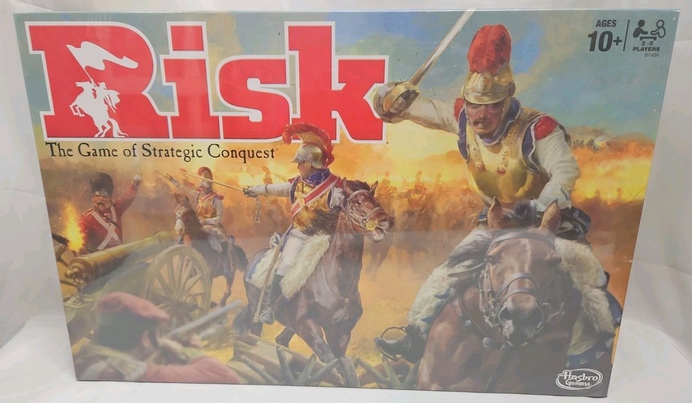Risk Board Game The Game of Strategic Conquest Hasbro Factory Sealed Fast Ship