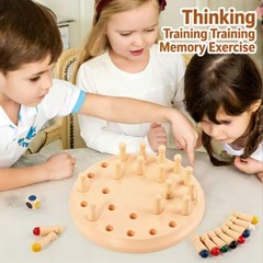 Gowinbaby Memory Chess Matching Game: Family Board Games for Kids and Adults, Mo