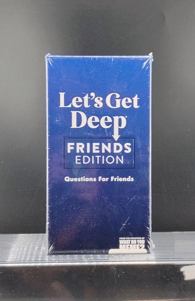 Lets Get Deep Friends Edition Card Game Party Game Adults 17+