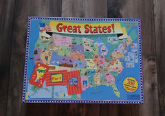 Great States Educational Board Game – Test Landmarks, Locations, Capitals, etc.