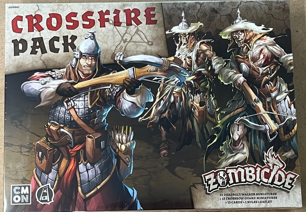 Crossfire Pack for Zombicide Fantasy Line (White Death Black Plague Green Horde)