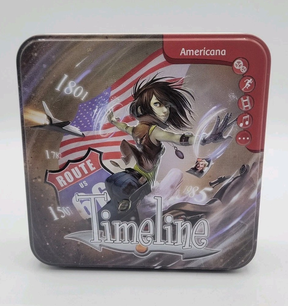 Timeline Americana board game from Asmodee – Complete
