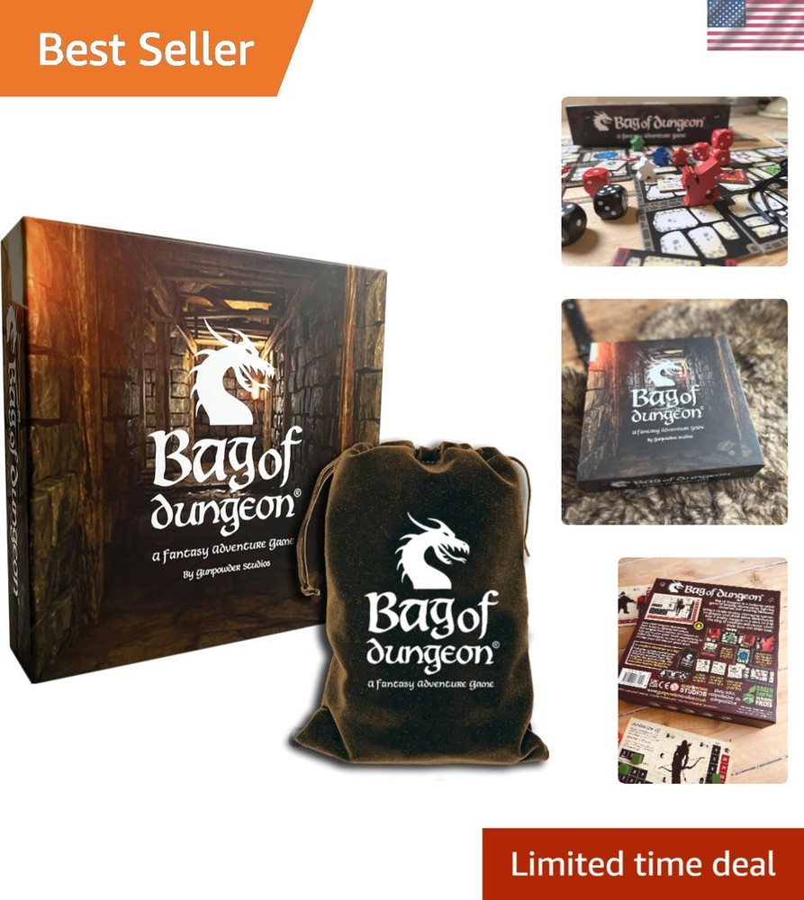 Fantasy Adventure Board Game for Families & RPG Fans | 1–4 Players, Ages 7+ |…