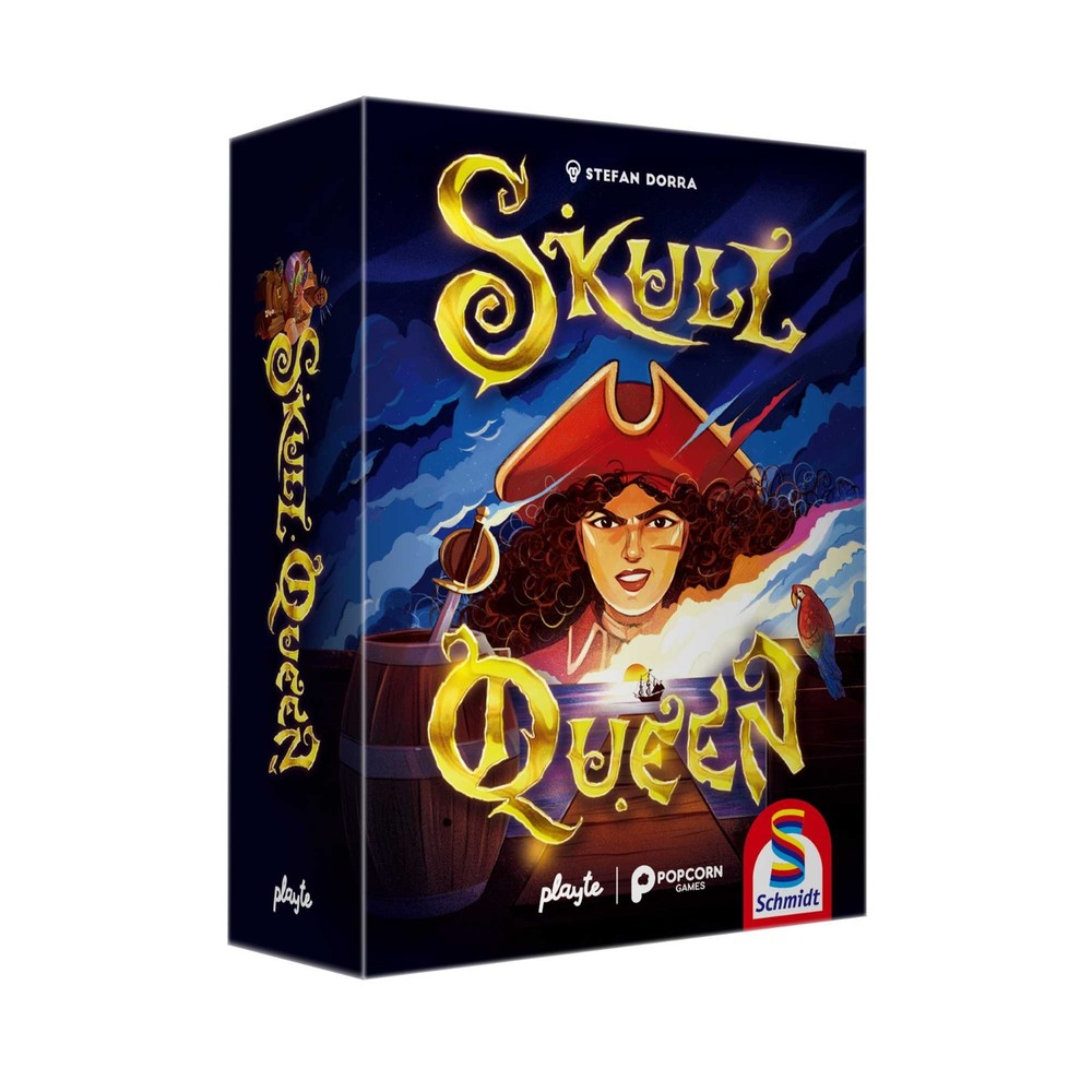 KR VERSION Skull Queen Board Game Playte Korean Edition Trick-Taking Game 2-6P