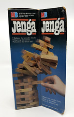 Vintage Original JENGA Classic Game 1986 Complete in Box Milton Bradley