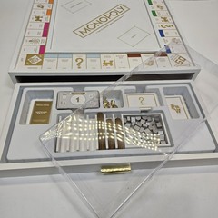 Monopoly Luxury LUXE White and Gold Limited Edition Hasbro 2017