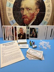 Parker Brothers Masterpiece The Classic Art Auction Game 1987; 100% COMPLETE