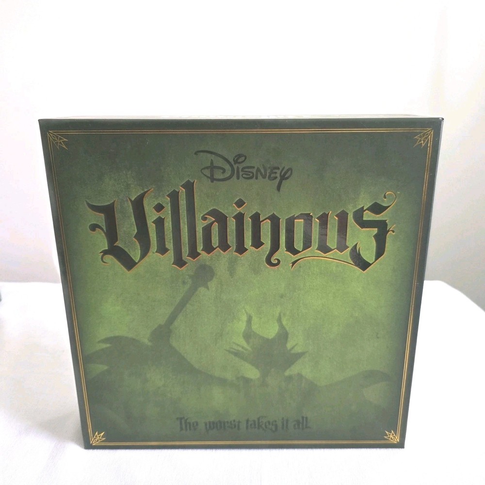 Disney Villainous Game The Worst Takes It All 10 Years & Up Some Box Wear Sealed