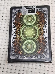 Bicycle Fireflies Playing Cards Lightning Bug Pitch-Black Background Neon Green