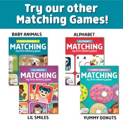Baby Animals Matching Memory Game Preschool Board Game for Kids Ages 3+