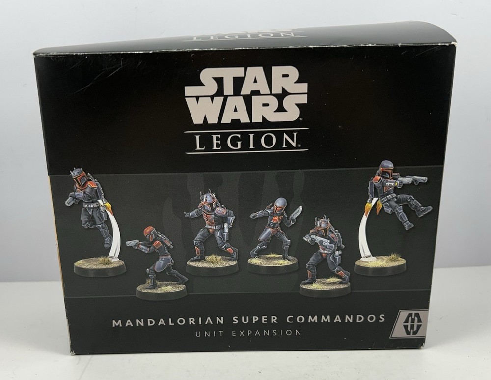 Star Wars: Legion – Mandalorian Super Commandos Unit Expansion NEW OPEN BOX