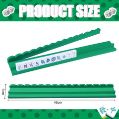 4 Pcs Wooden Mahjong Rack with Pusher 4 Set Magnet American Mahjong Rack Magneti