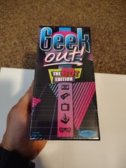 Geek Out! The 80s Edition Trivia Game 2-infinite Players Ages 13+ New Sealed Box