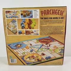 Parcheesi Board Game Milton Bradley Classic Game of India 2001 Vintage