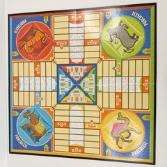 Parcheesi Board Game Milton Bradley Classic Game of India 2001 Vintage