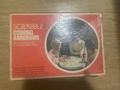 Selchow & Righter Scrabble Scoring Anagrams 1975 Vintage Tile Game 2+