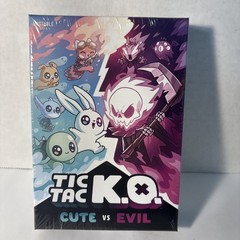 New Tic Tac KO Cute vs Evil Card Game 8+ K.O. 2-4 Players Unstable Games Sealed