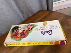 Game Board & Original Box ONLY Barbie Queen of Prom Replacement Game READ
