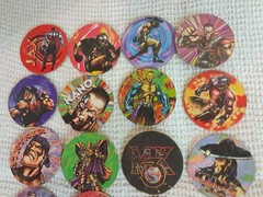 1995 Mortal Kombat Dunkin Super Cap Tazos Caps Chip Chips Vintage