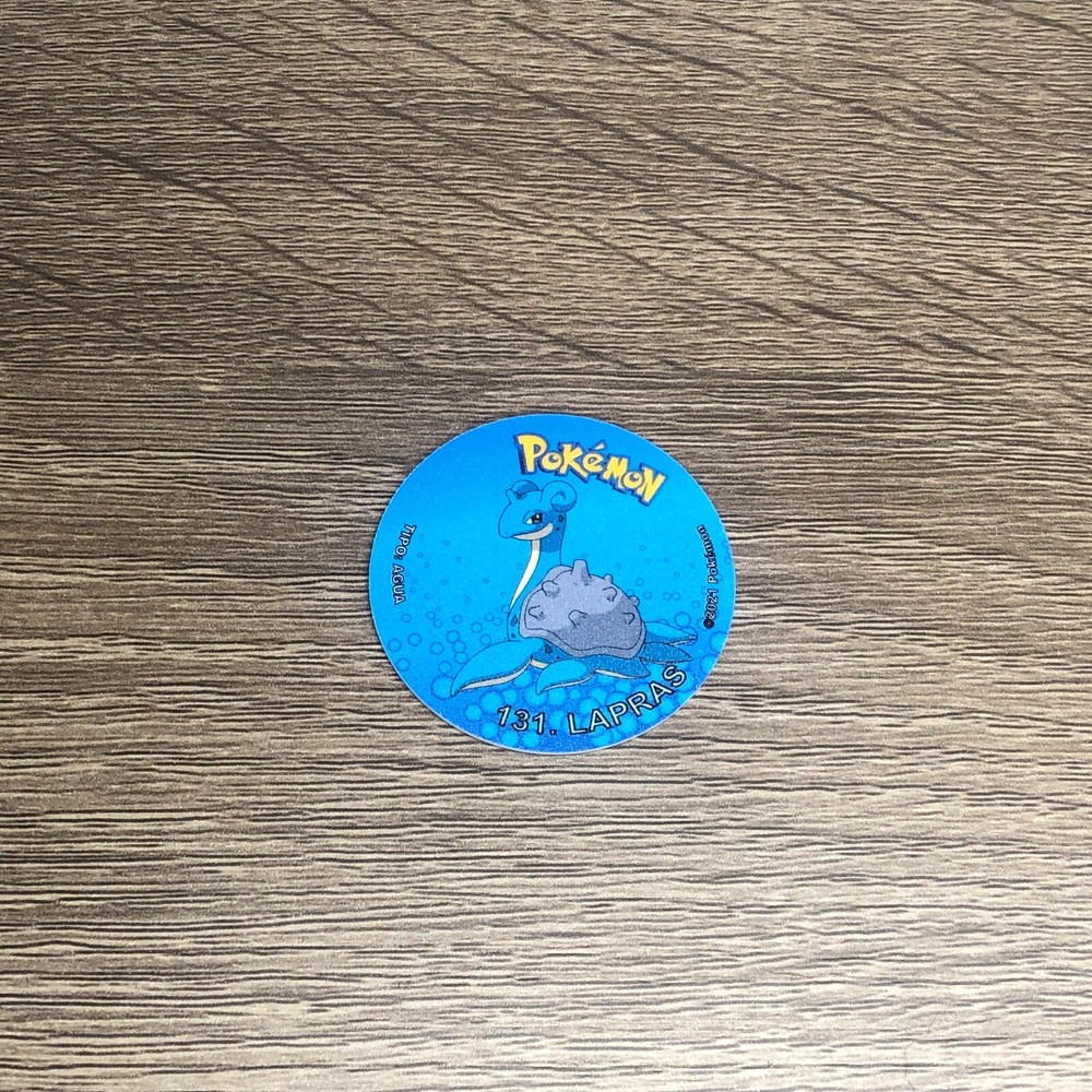 Pokemon Pogs Lapras Tazos Sabritas Taps Nintendo Mexico Variant 2021 Collection