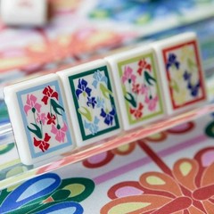 Premium American Mahjong Set 160pcs – Multicolor Pop