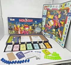 2005 Treehouse Of Horror Monopoly 100% Complete board Game the Simpsons rare