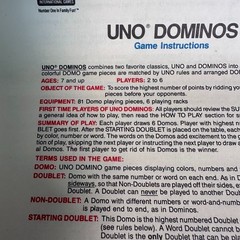 Vintage UNO Dominos Game 1986 International Games Complete 81 Tiles 6 Racks