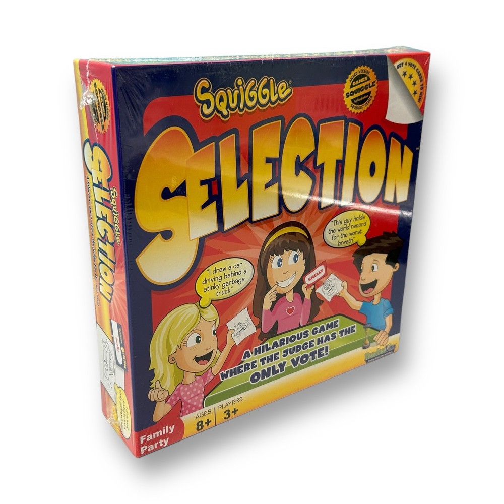 NEW! Random Line Squiggle Selection Hilarious Family Party Game, Ages 8+