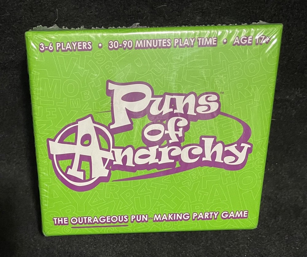 Puns of Anarchy – The Outrageous Pun-Making Party Game NEW SEALED