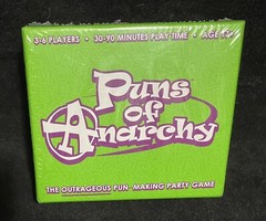 Puns of Anarchy – The Outrageous Pun-Making Party Game NEW SEALED