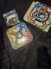 Trouble Board Game, Classic Pop-O-Matic Race Game By Hasbro