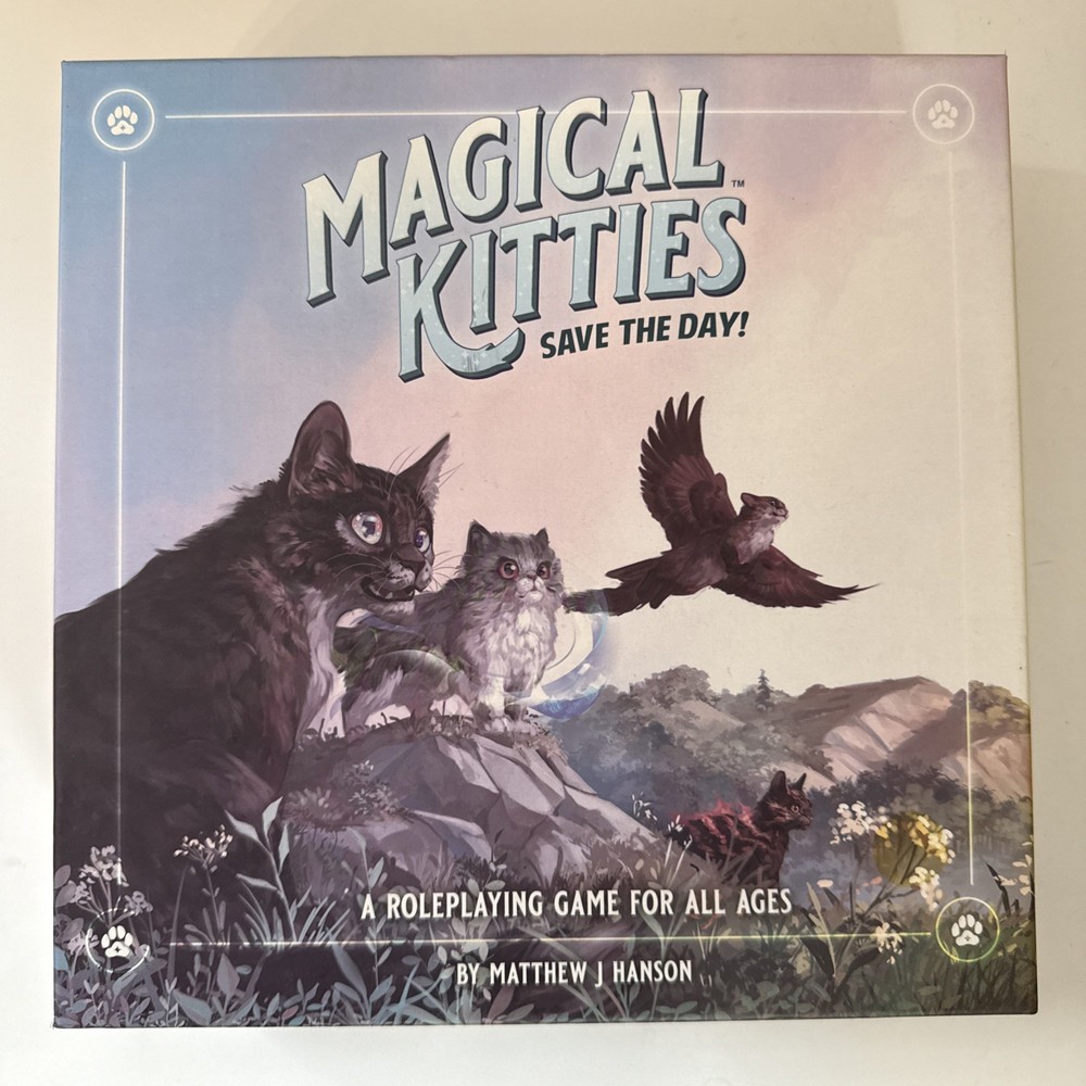 Magical Kitties Save the Day Atlas Games Complete Roleplaying Game Set Dice Maps