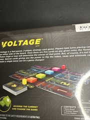 NEW Voltage Strategy Card Game Mattel 2 Player Fast Paced Board Game Sealed