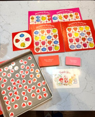 Vintage Strawberry Shortcake Game Basket 4 In 1 Game Complete Set 1981 Great Cd!