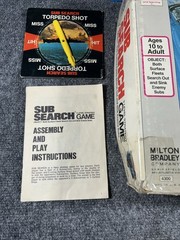 Vintage 1973 Milton Bradley Sub Search 3 Level Board Game 100% Complete