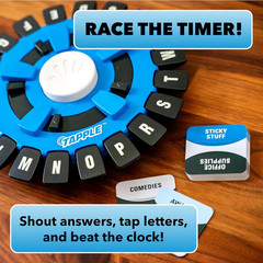 the Original TAPPLE, the Fast-Paced Family Board Game,Choose a Category & Race a