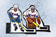 NHL Montreal Canadiens 2016 Winter Classic PEEL-OFF vinyl decals Coleco compatib