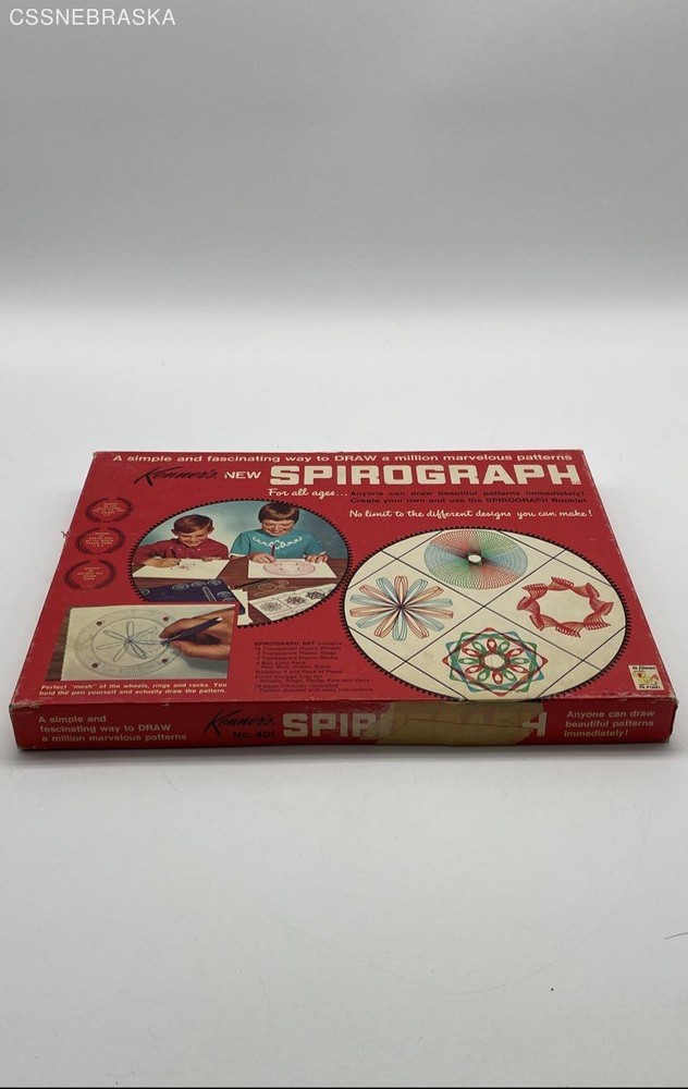 Vintage Kenner’s New Spirograph Drawing Set No. 401 1967