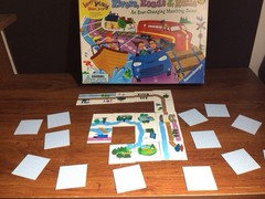 Rivers, Roads & Rails Tile Game Cars & Vehicles Ages 5+ Ever-Chang…