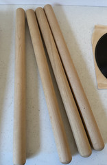Vintage Maori Stick Game 45 record sticks set New Zealand Titi toria Ti Rakau
