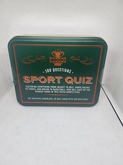Championship Sport Quiz Game in Collectible Tin Box – 50 Cards – 100 Questions
