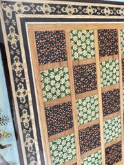 HANDCRAFTED Persian Khatam Backgammon HANDMADE Wooden Backgammon