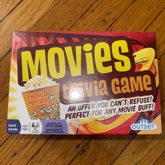 Movies Trivia Game by Outset – New Sealed – 12+