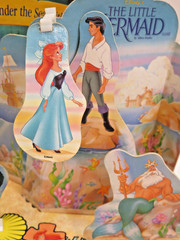 1992 Milton Bradley Disney’s The little Mermaid 3-D Board Game Complete