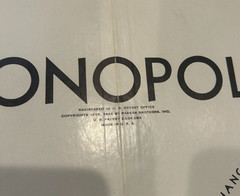 1946 Parker Brothers Monopoly Game and Board – See Description