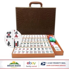 Travel-Friendly Mahjong Game Set with 166 Tiles and Carry Bag