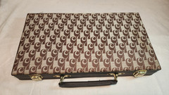 Vintage 1975 Rummy-Tyle tile game, Traditional Press, Hard case with handle