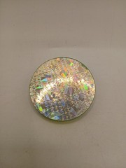 Vintage Brass & Plastic Pog Slammers, Lot Of 4, Yin Yang, Holographic,snake,skul